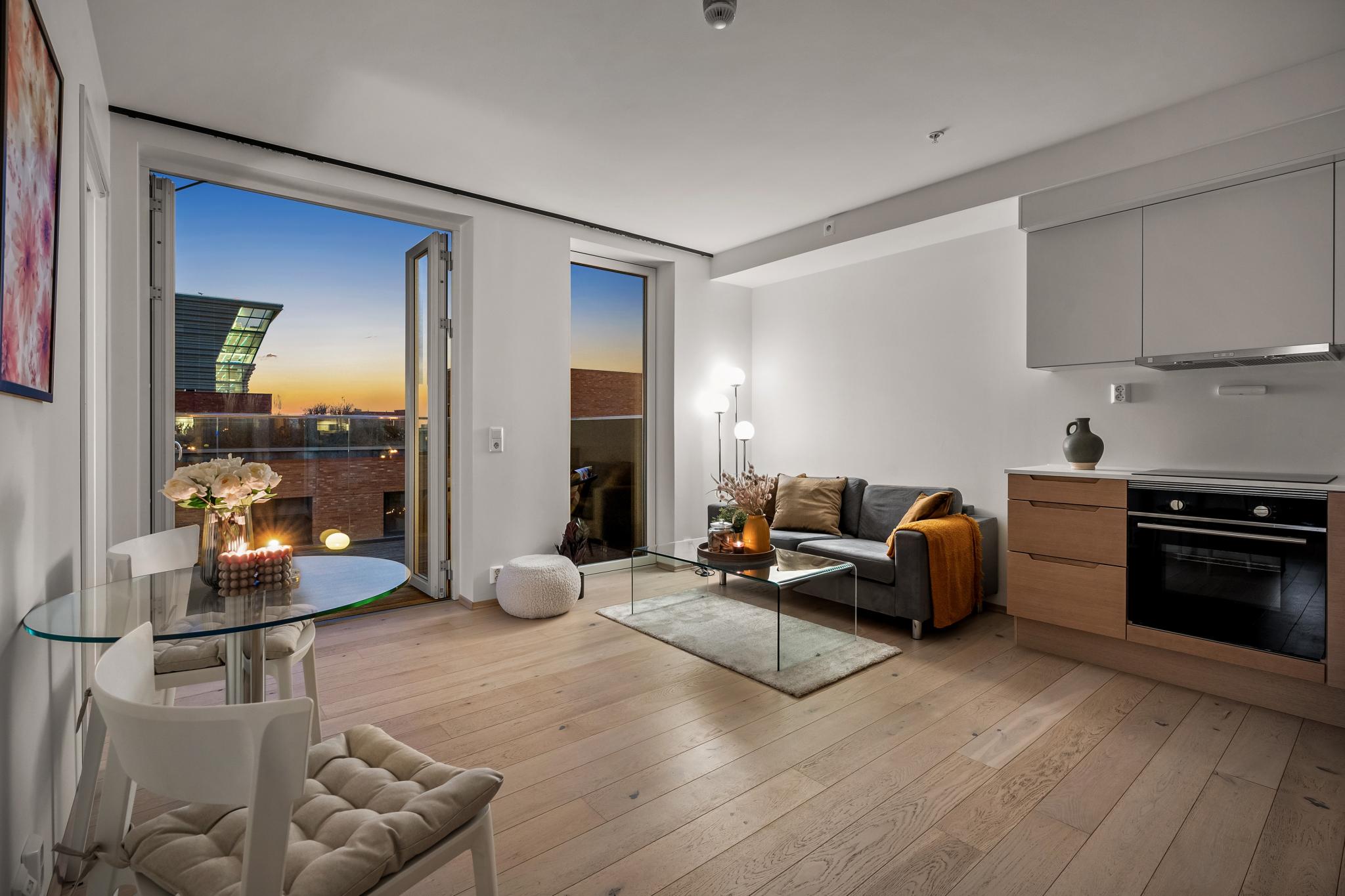 Svært god og arealeffektiv planløsning.